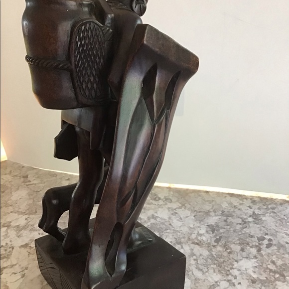 Vintage Tribal Hunter with Dog Gorgeous Details - Picture 5 of 8